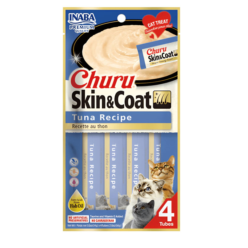 CHURU SKIN&COAT CAT TUNA RECIPE 56GR(USA671)