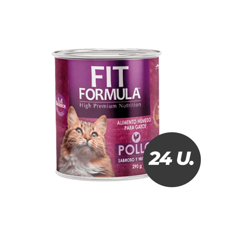 DISPLAY LATA FIT GATO POLLO X 24