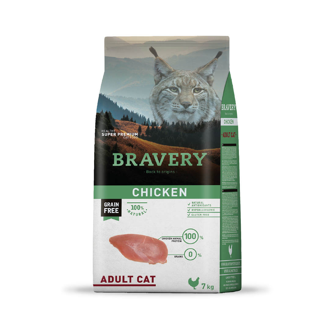 BRAVERY CHICKEN ADULTO GATO 7KG
