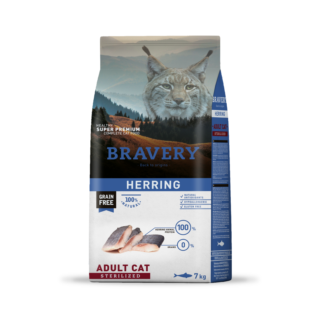 BRAVERY GATO HERRING STERILIZED 7KG