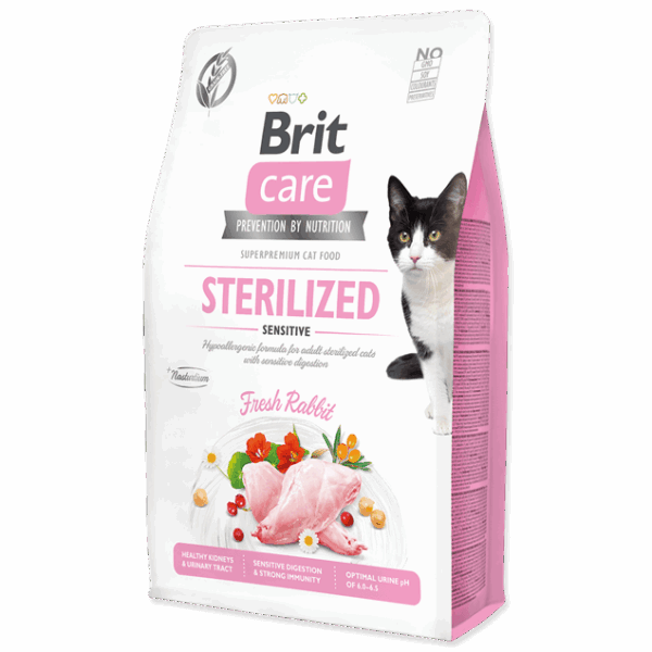 BRIT C CAT GF STERILIZADO SENSITIV 7KG