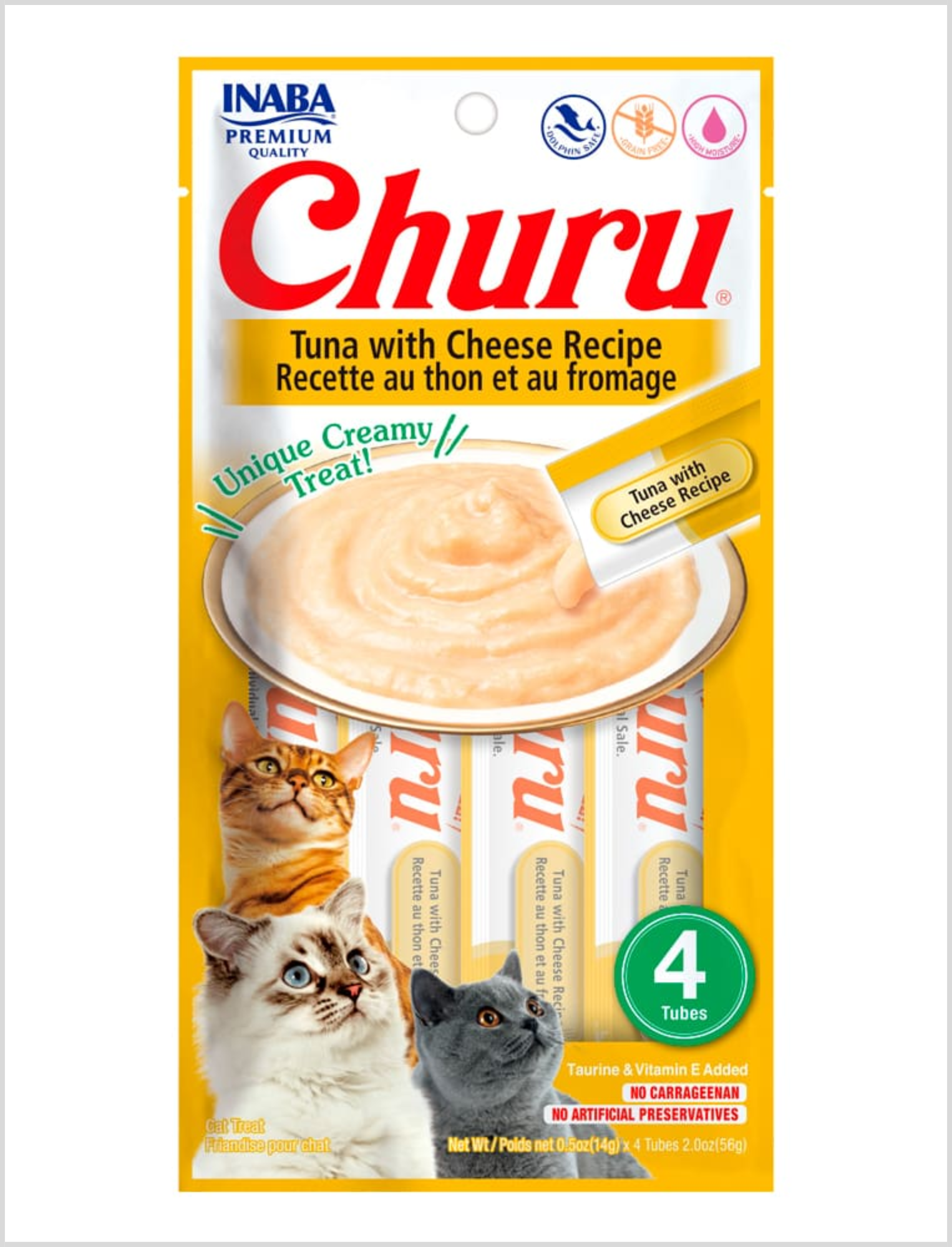 CAJA CHURU CAT ATUN&QUESO (4TUBOS) 