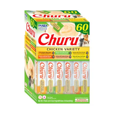 CAJA CHURU CAT CHICKEN VARIEDADES 60 UNI 