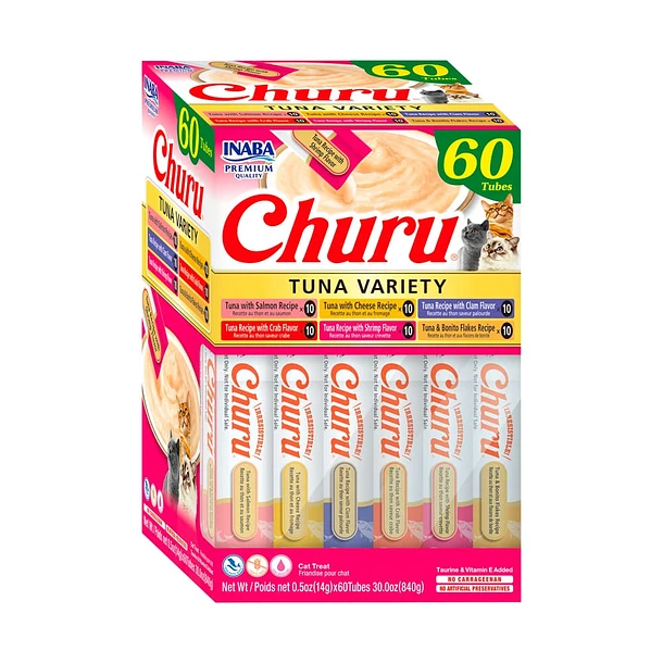 CAJA CHURU CAT TUNA VARIEDADES 60 UNI