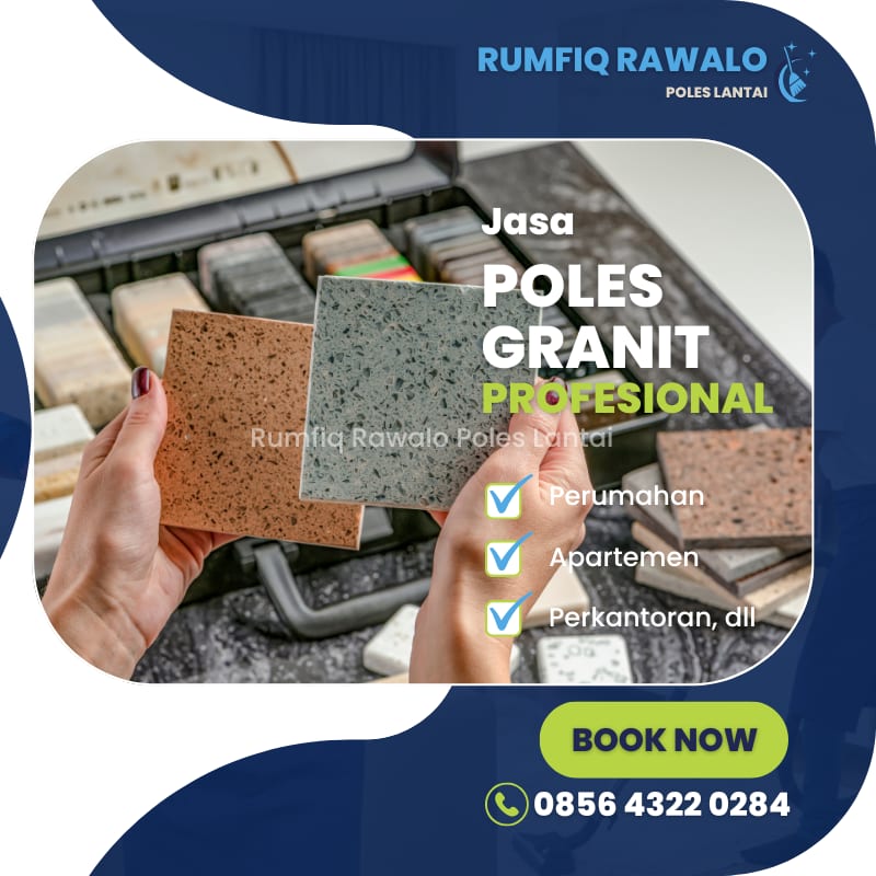 Jasa Poles dan Kristalisasi Lantai Granit