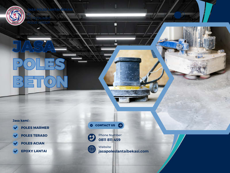 Jasa Poles Lantai Beton Daerah Bekasi Bogor Cikarang Jawa Barat