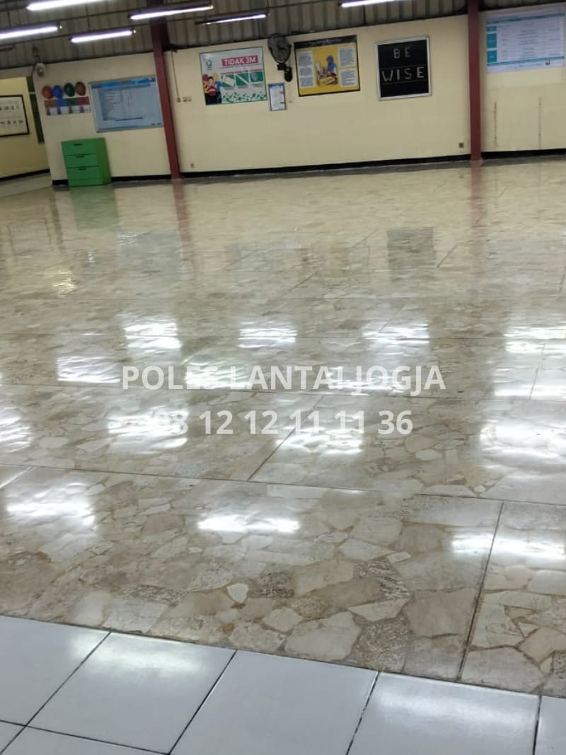 Hasil Poles Lantai Marmer Jogja 2