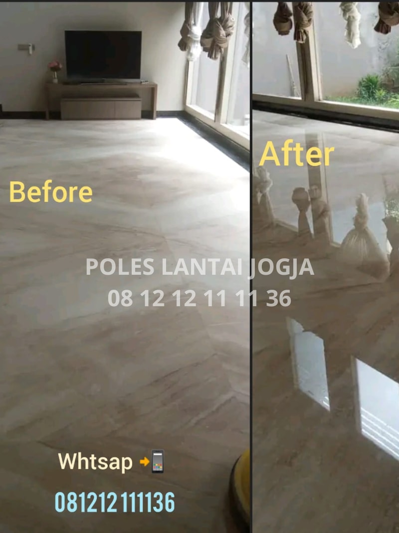 Hasil Poles Lantai Marmer Jogja 6