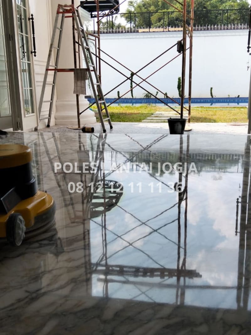 Hasil Poles Lantai Marmer Jogja 1