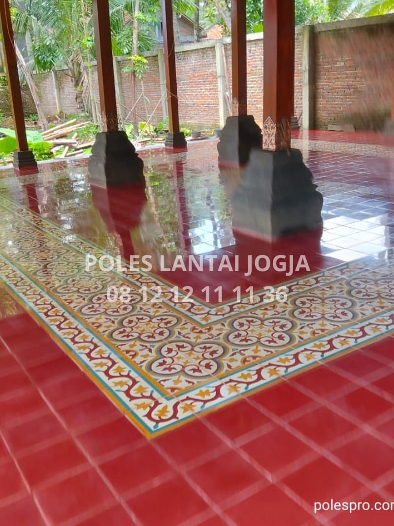 Hasil Poles Lantai Tegel Jogja 2