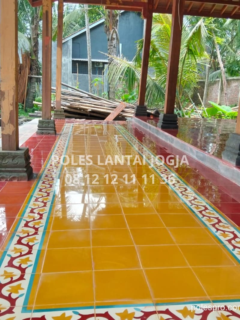 Hasil Poles Lantai Tegel Jogja 1