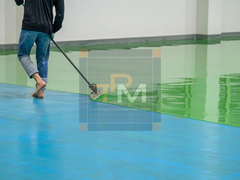 Pengerjaan Epoxy Lantai Rapi & Awet - Tukang Poles Marmer
