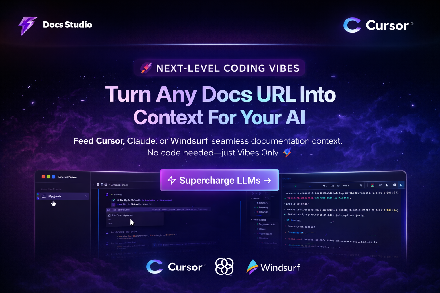 Docs Studio — AI-Powered Documentation Extraction for Vibe Coders