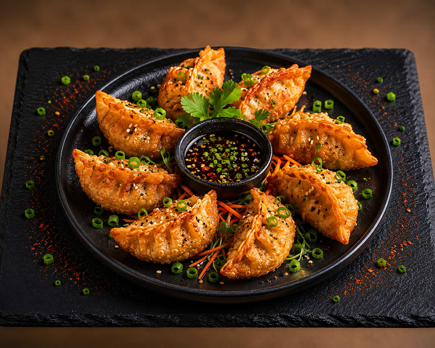 Dumplings fritos