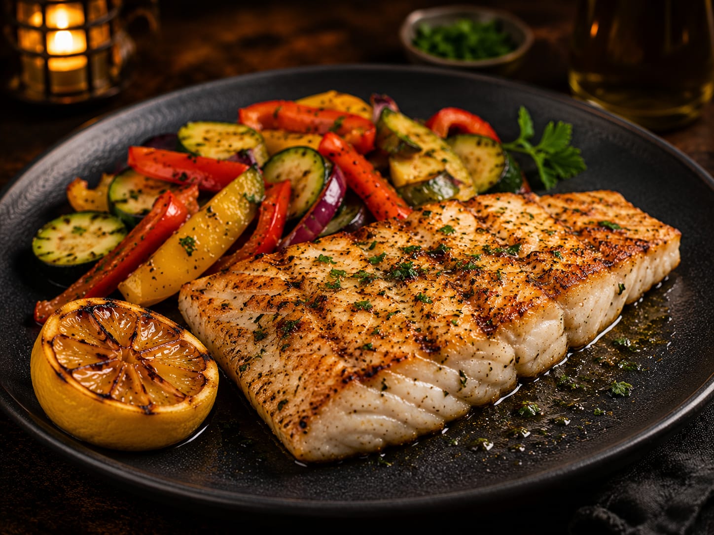 Filete de pescado a la plancha