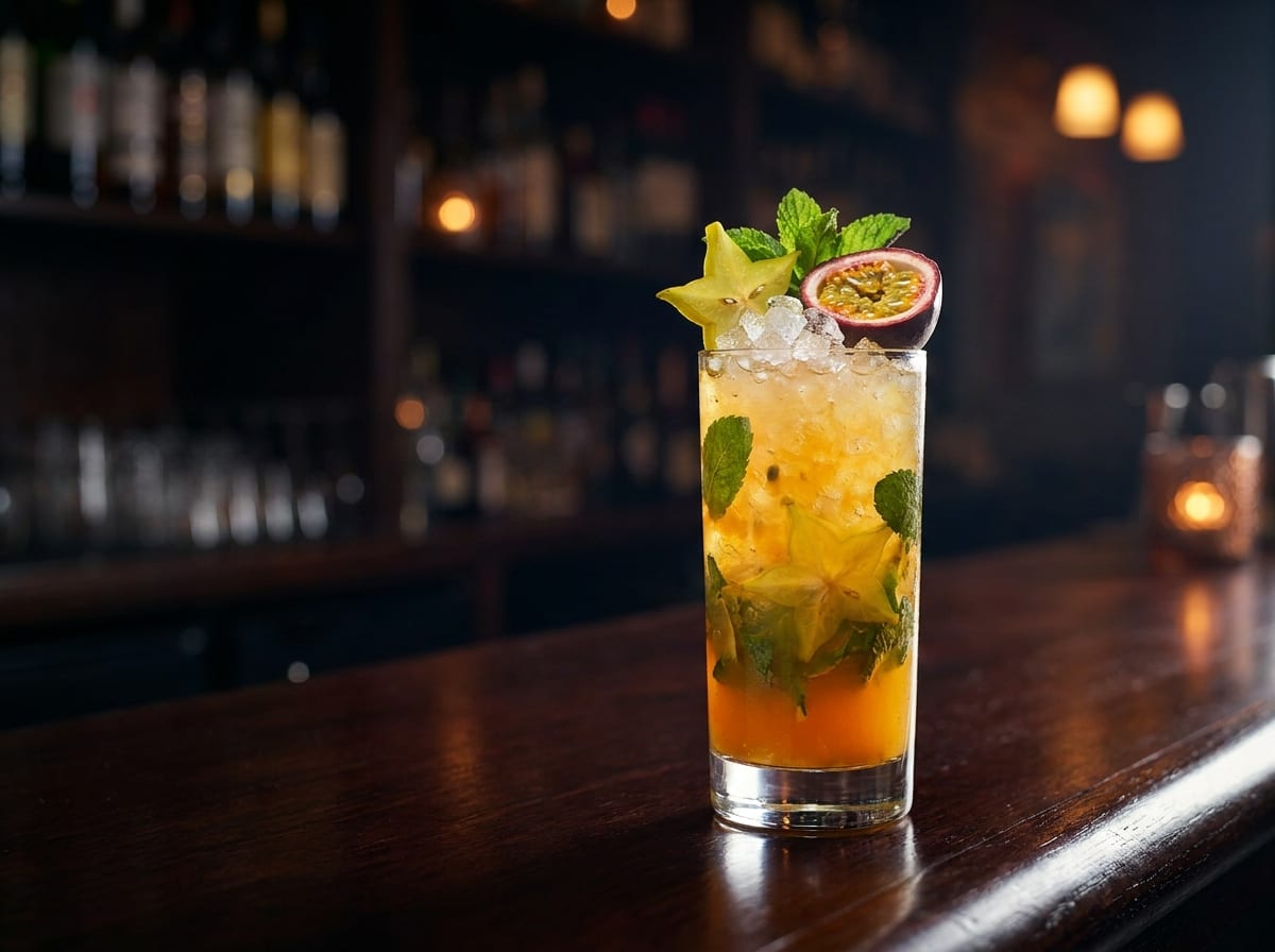 Mojito de frutas exóticas