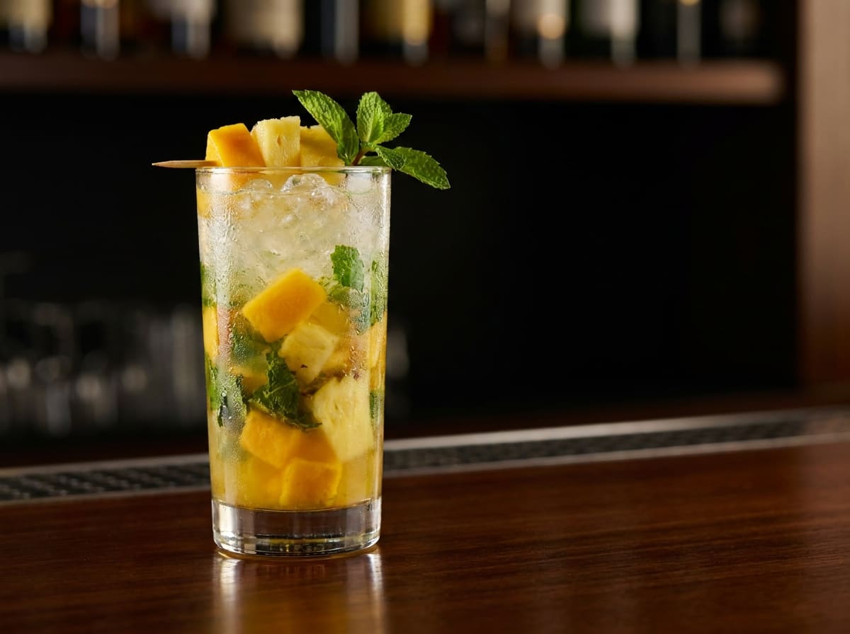 Mojito de frutas tropicales