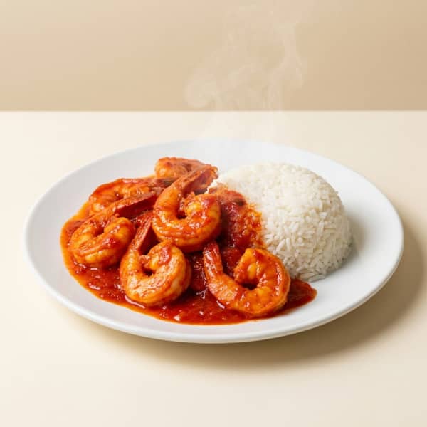 Completa de Camarones Enchilados