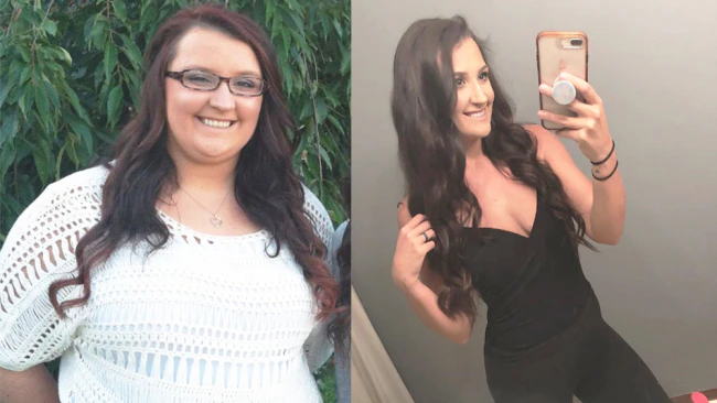 Vorher und Nachher Transformation