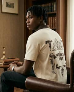 Heritage Crest Quarter-Zip Polo view 3