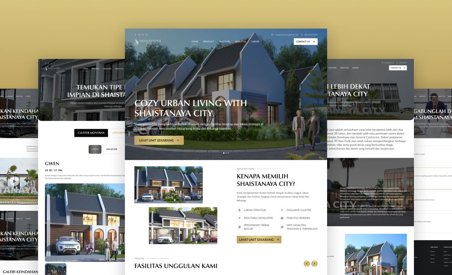 Shaistanaya City website project preview
