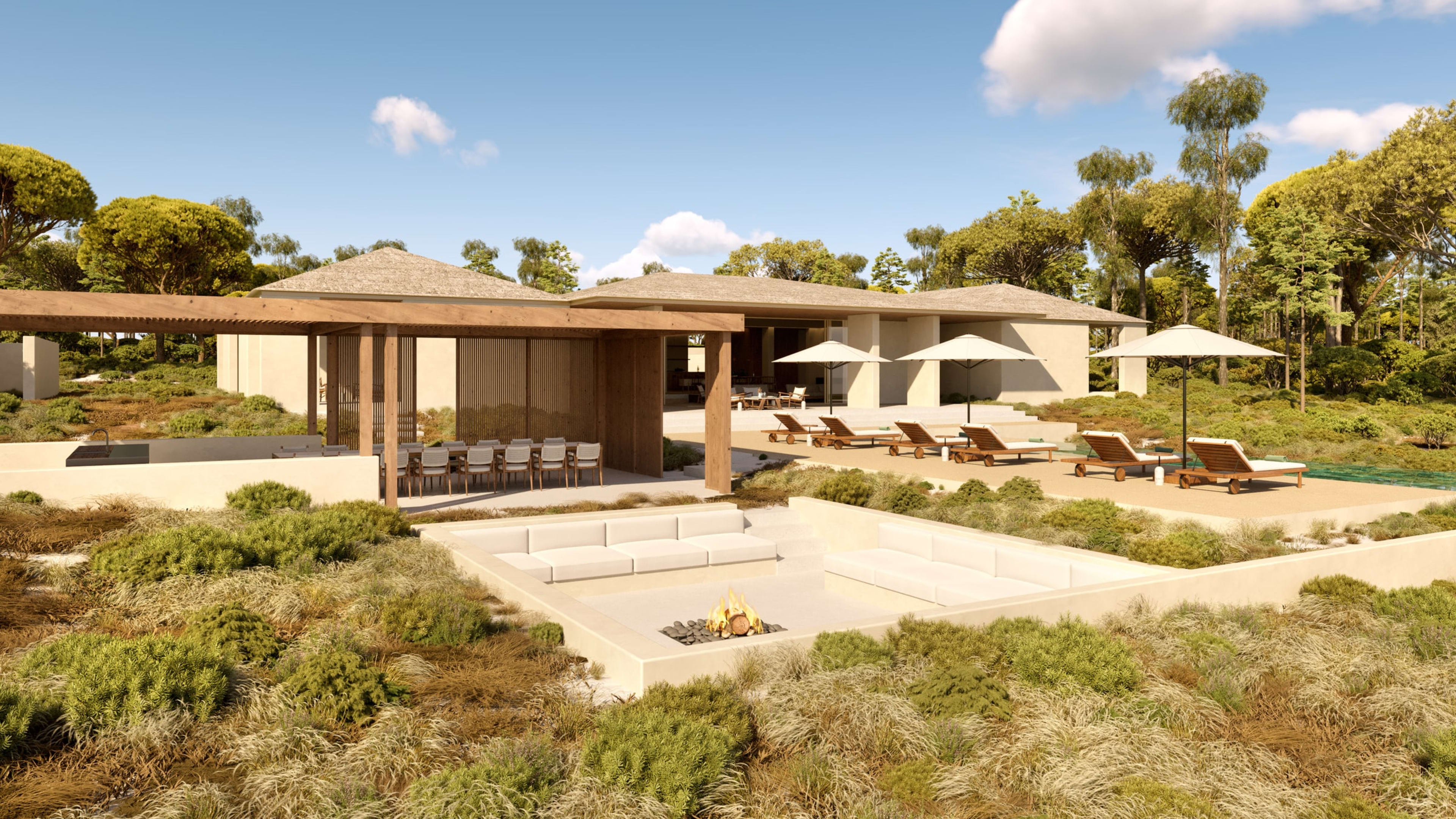 Estate in the dunes, Spatia Melides