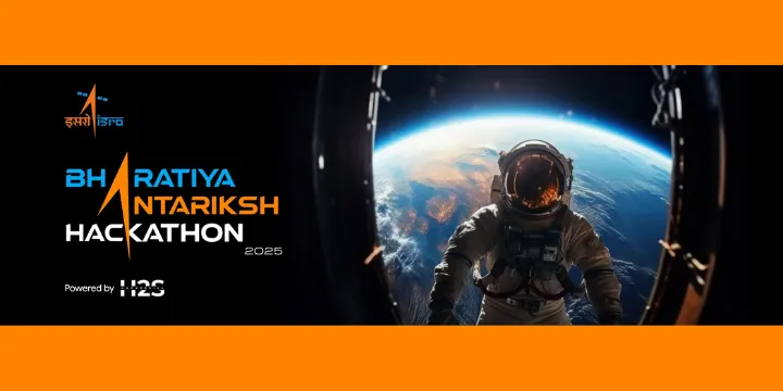Bharatiya Antariksh Hackathon 2025 poster