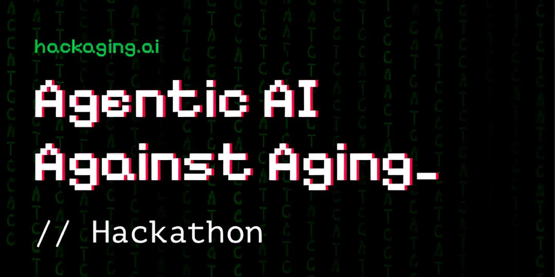 Agentic AI Against Aging Hackathon poster