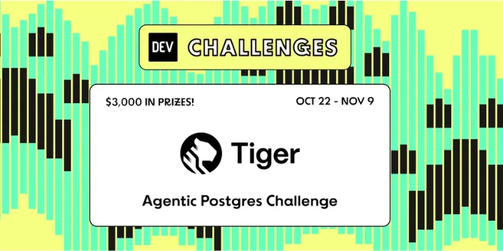 Agentic Postgres Challenge poster