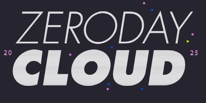 ZeroDay Cloud 2025 poster
