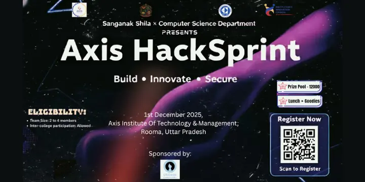 Axis HackSprint poster