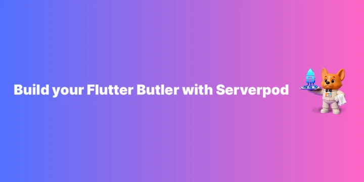 Flutter Butler with Serverpod poster