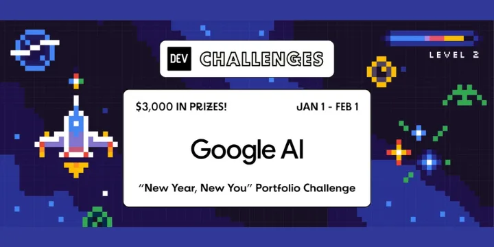 New Year, New You Portfolio Challenge poster