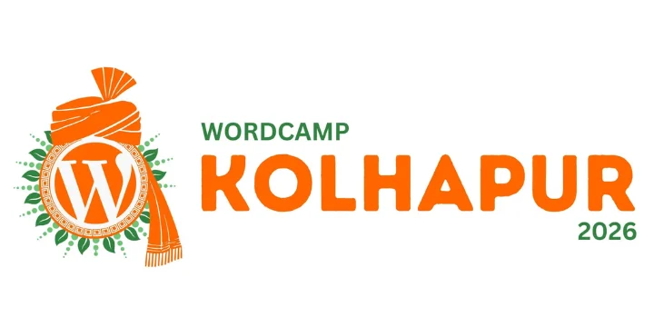 WordCamp Kolhapur 2026 poster