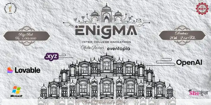 Enigma'26 poster