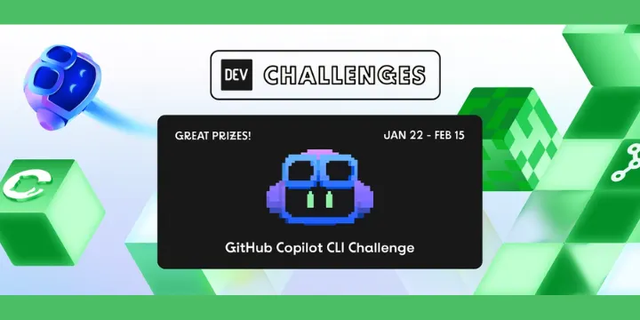 GitHub Copilot CLI Challenge poster