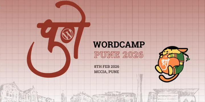 WordCamp Pune 2026 poster