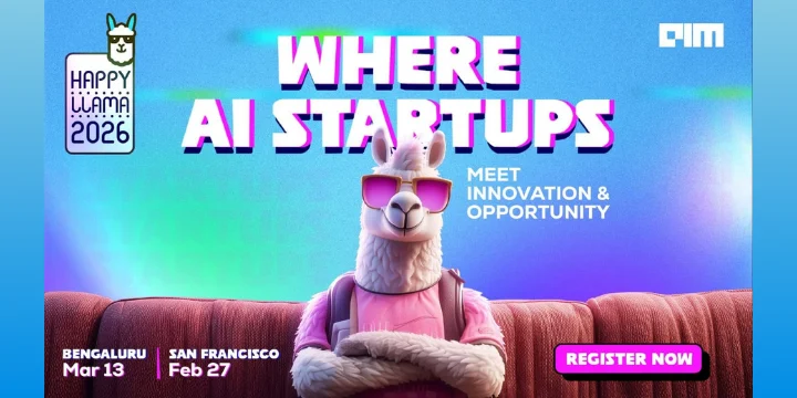 Happy Llama 2026 poster
