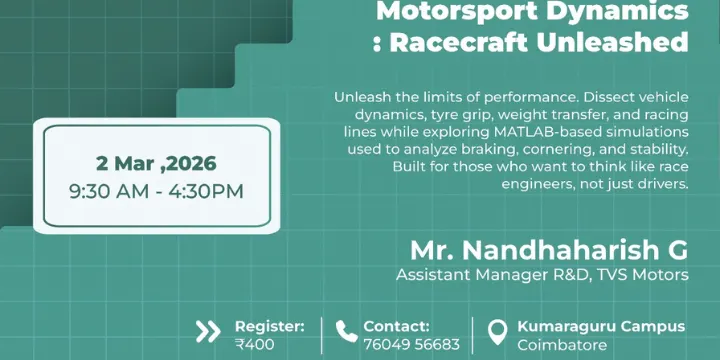 Motorsport Dynamics - Racecraft Unleashed poster