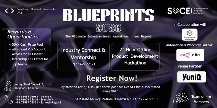 Blueprints 2026 poster