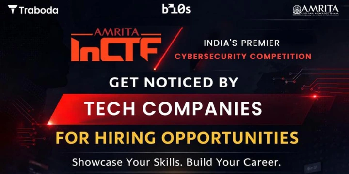 Amrita InCTF 2026, powered by TCS and co-powered by NIQ. poster