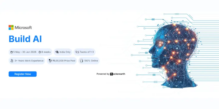 Microsoft Build AI Hackathon poster