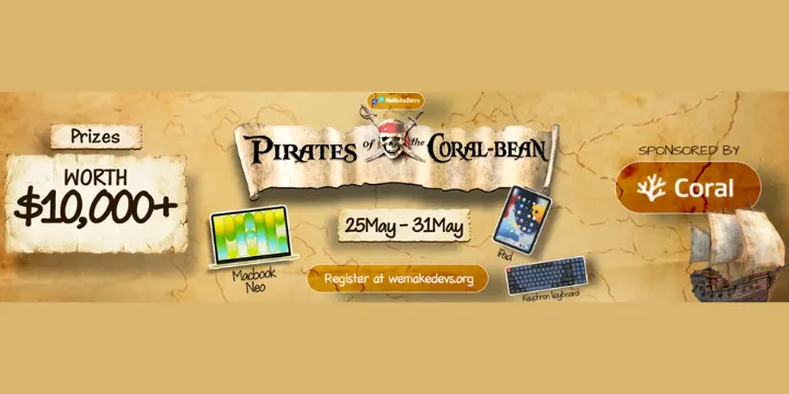 Pirates of the Coral-bean poster