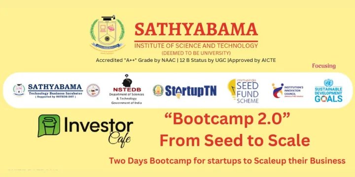 “Bootcamp 2.0” From Seed to Scale poster