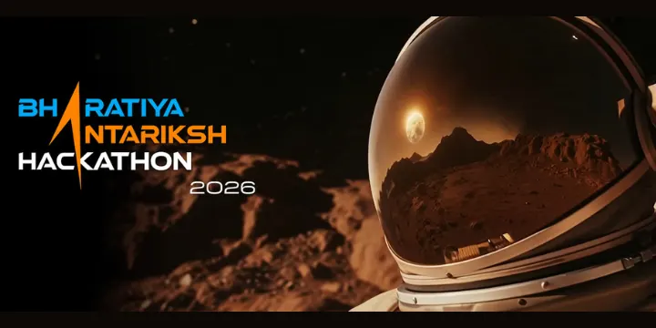 Bharatiya Antariksh Hackathon 2026 poster