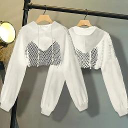 Oversized Half-Hoodie Cotton Top 4