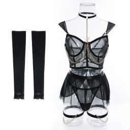 Korean Thick Mesh Lingerie Set 2