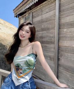 Imported Satin & Cotton Sexy Top – B282 4