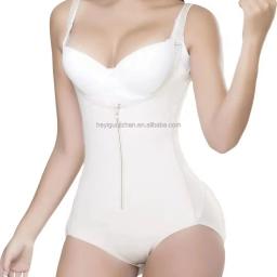 High-Waist Zip Bodysuit Shaper with Lift - C163 3