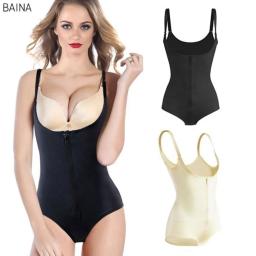 High-Waist Zip Bodysuit Shaper with Lift - C163 5